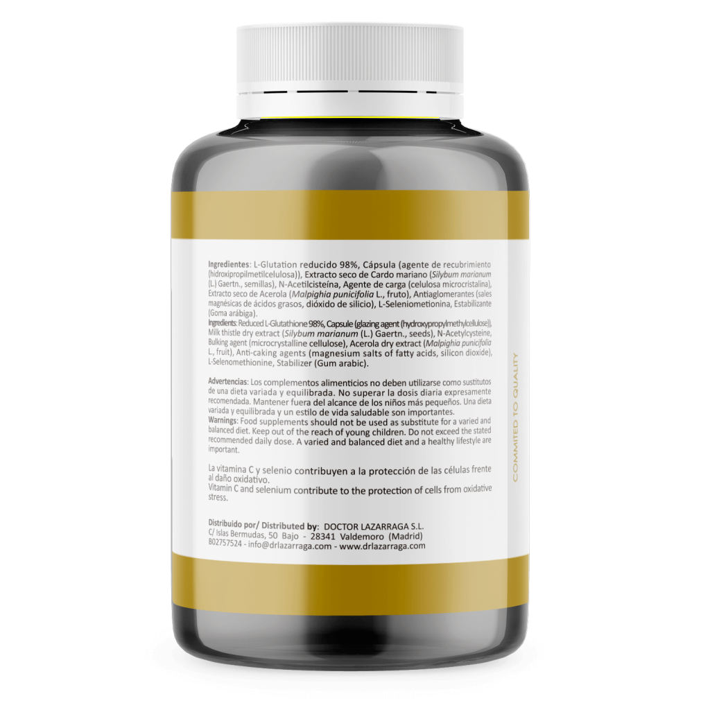 Lazarraga L-Glutatión Complex 500mg –...