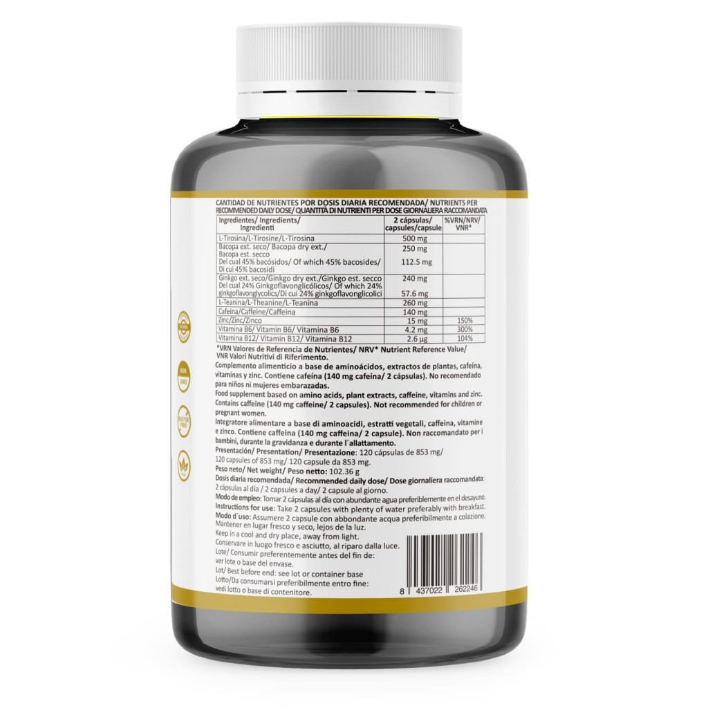 Lazarraga Nootrópico con bacopa y...