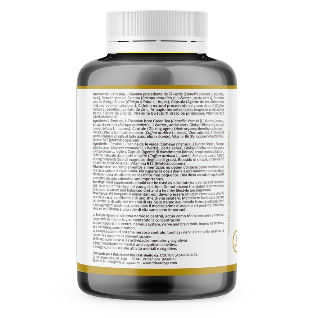 Lazarraga Nootrópico con bacopa y...