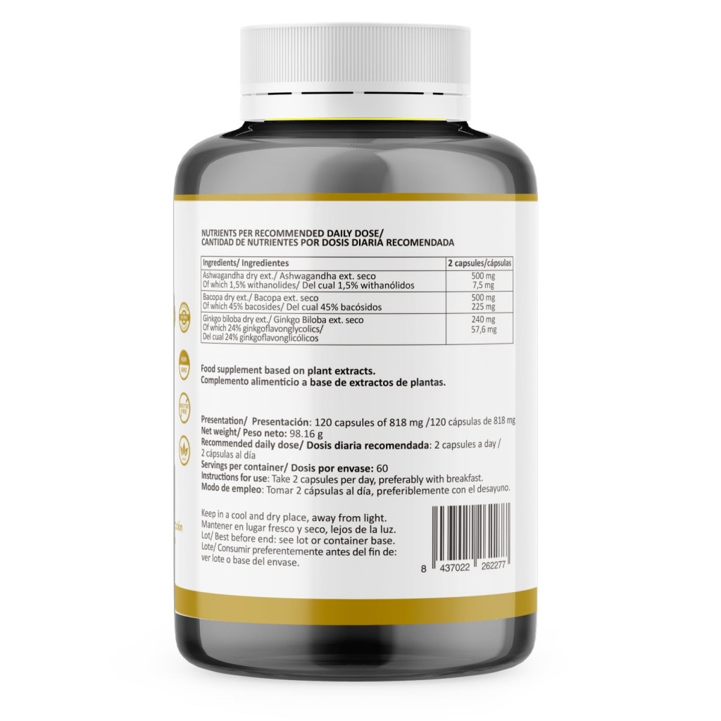 Nootrópico: Potente Memoria Senior...