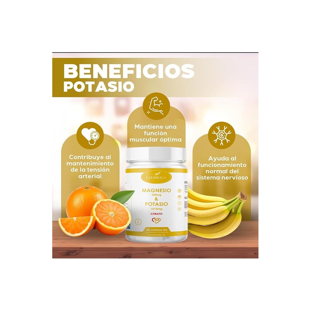Lazarraga Magnesio + Potasio Citrato...