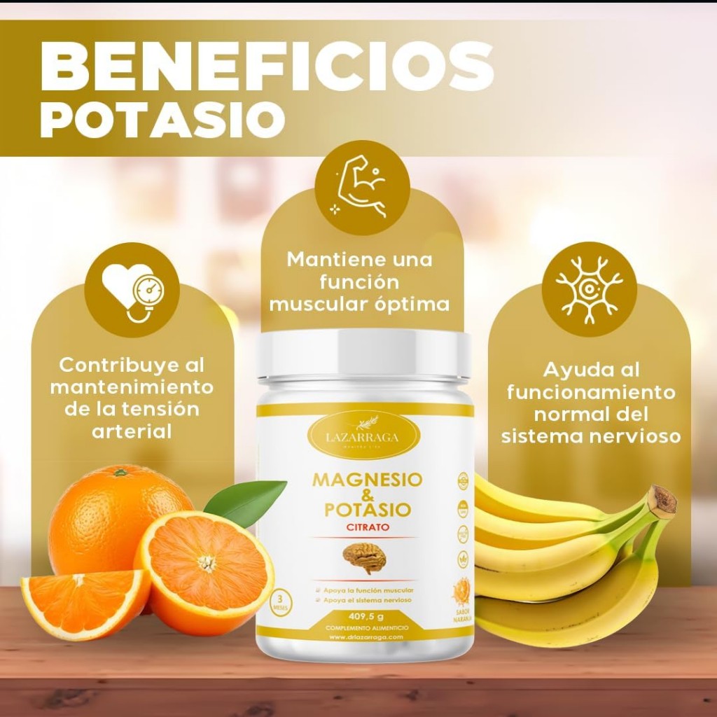 Lazarraga Magnesio + Potasio Citrato...