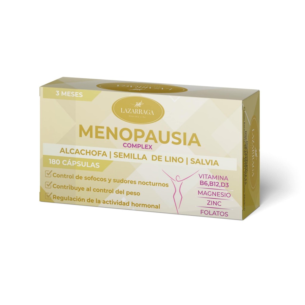 Menopausia complex, Vegano, 180 cápsulas, con vitamina B6, B12, D3