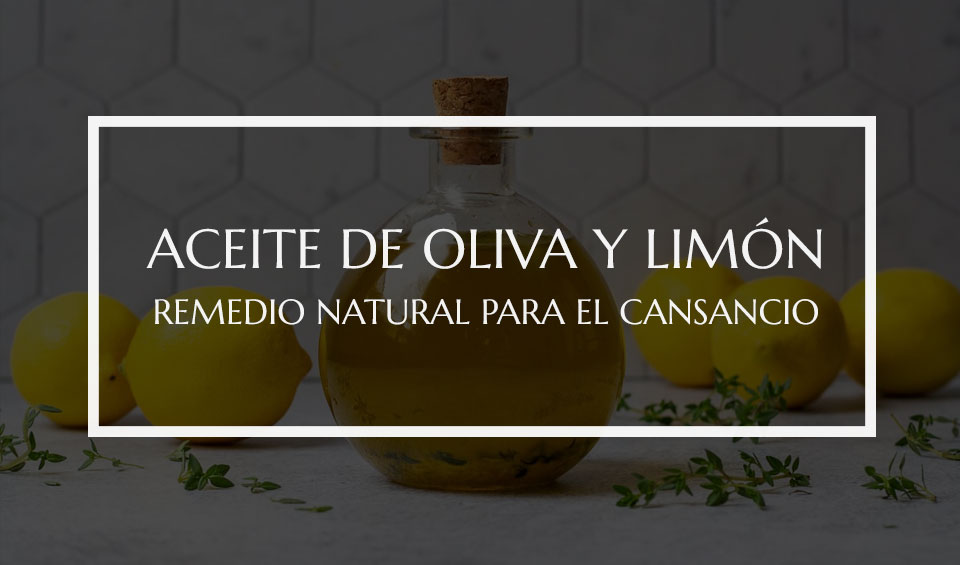 Remedio natural - Aceite de oliva con limon
